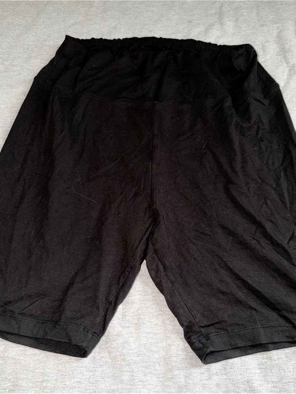 Amazon Women's Black Bike Shorts - Stretchy High-Rise Fit